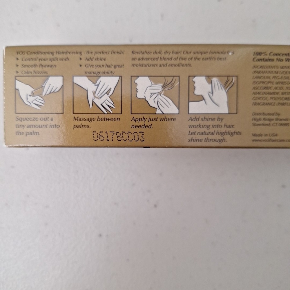 Set of 2 NEW Alberto VO5 Conditioning Hairdressing for Normal/Dry Hair 1.5oz - Picture 8 of 10